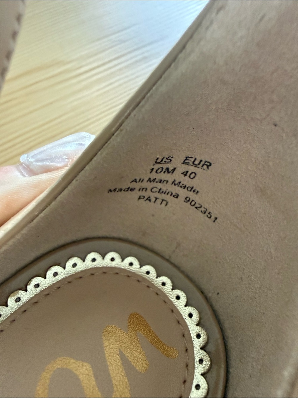 Sam Edelman Patti Heeled Sandals Ankle-Strap Stiletto Tan Pumps US 10 - Picture 9 of 9